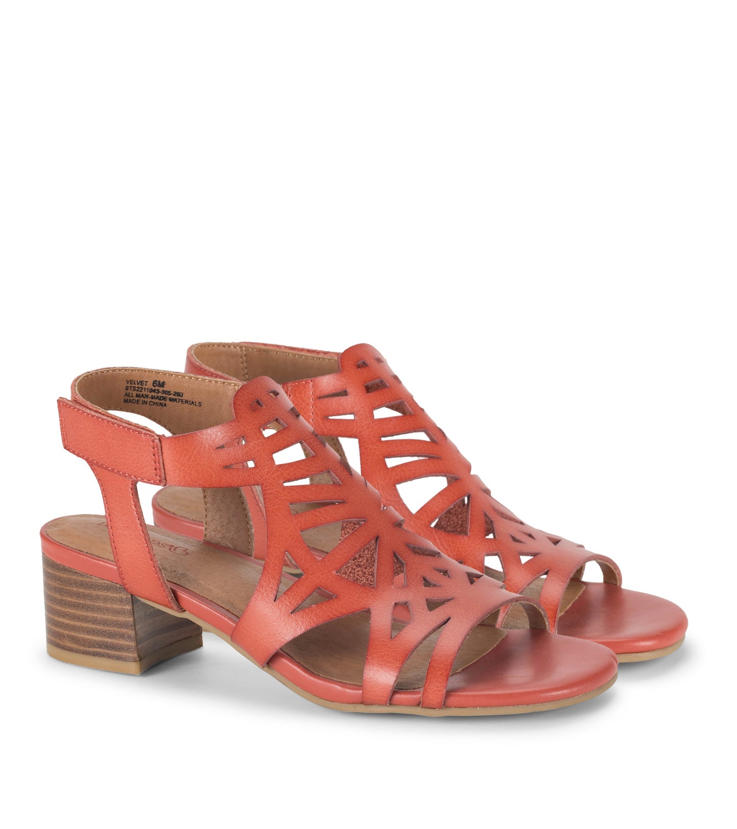 Baretraps Velvet Block Heel Sandal