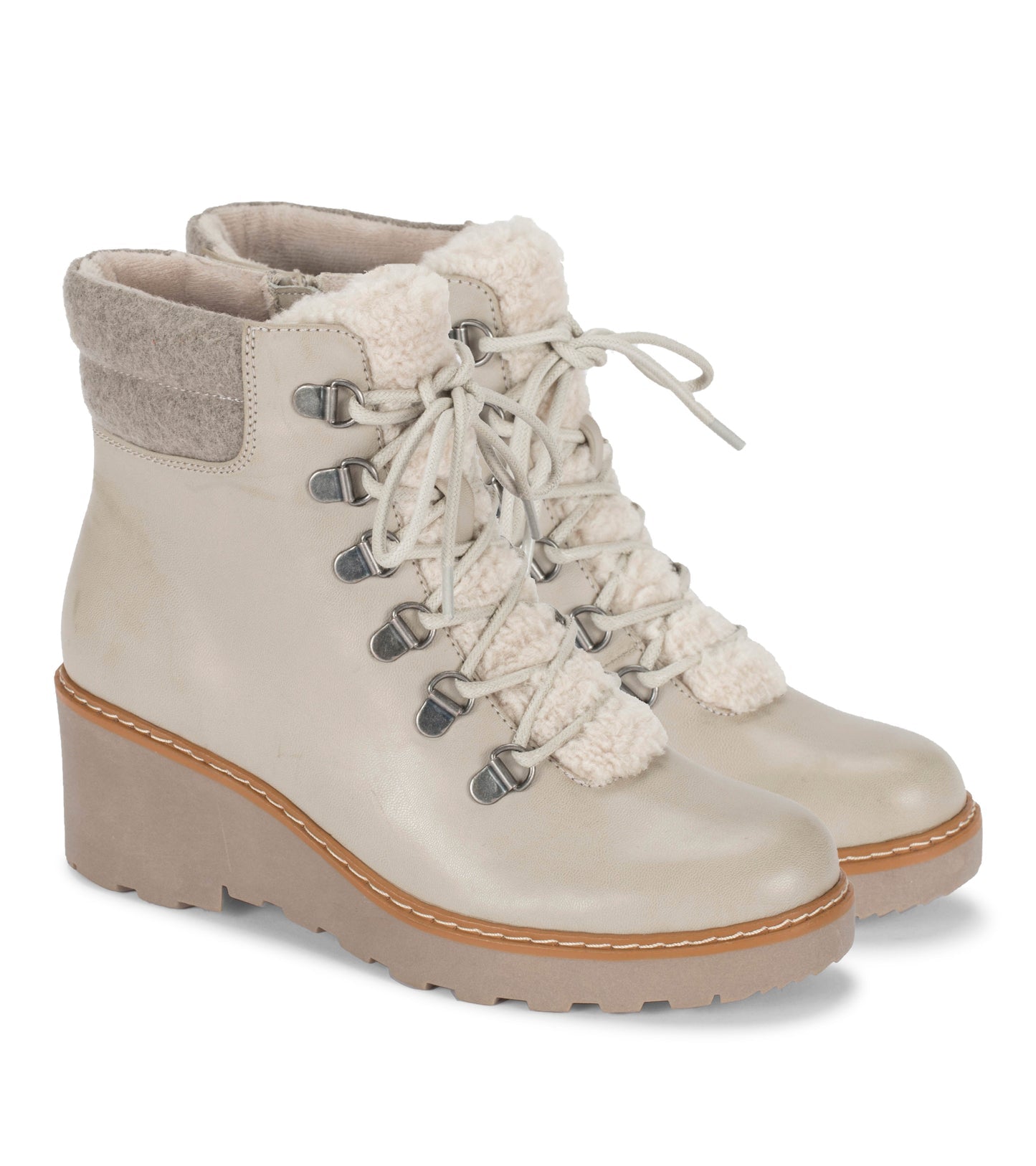 Baretraps Nasha Lace Up Wedge Bootie