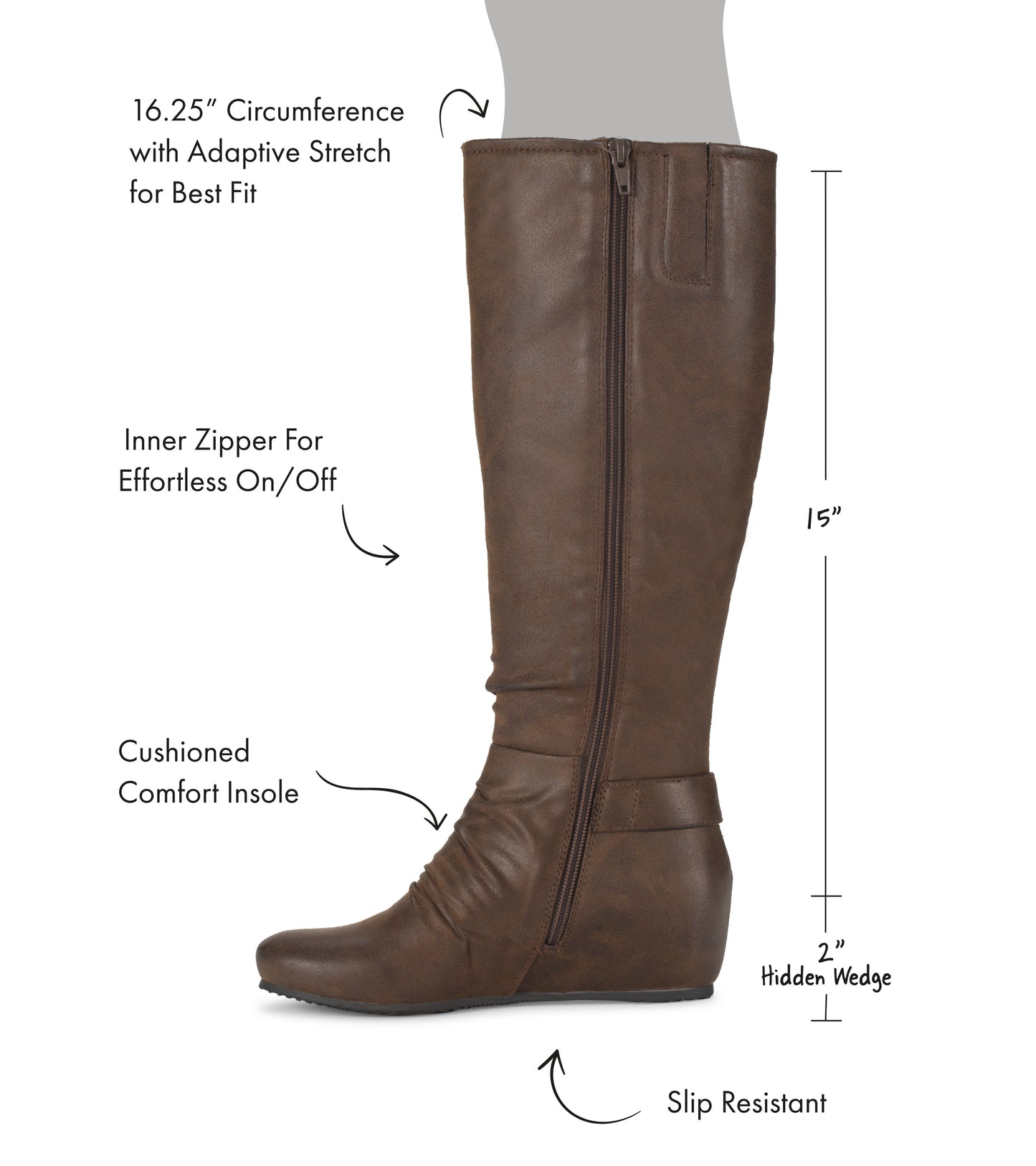 Baretraps Scarlett Tall Wedge Boot