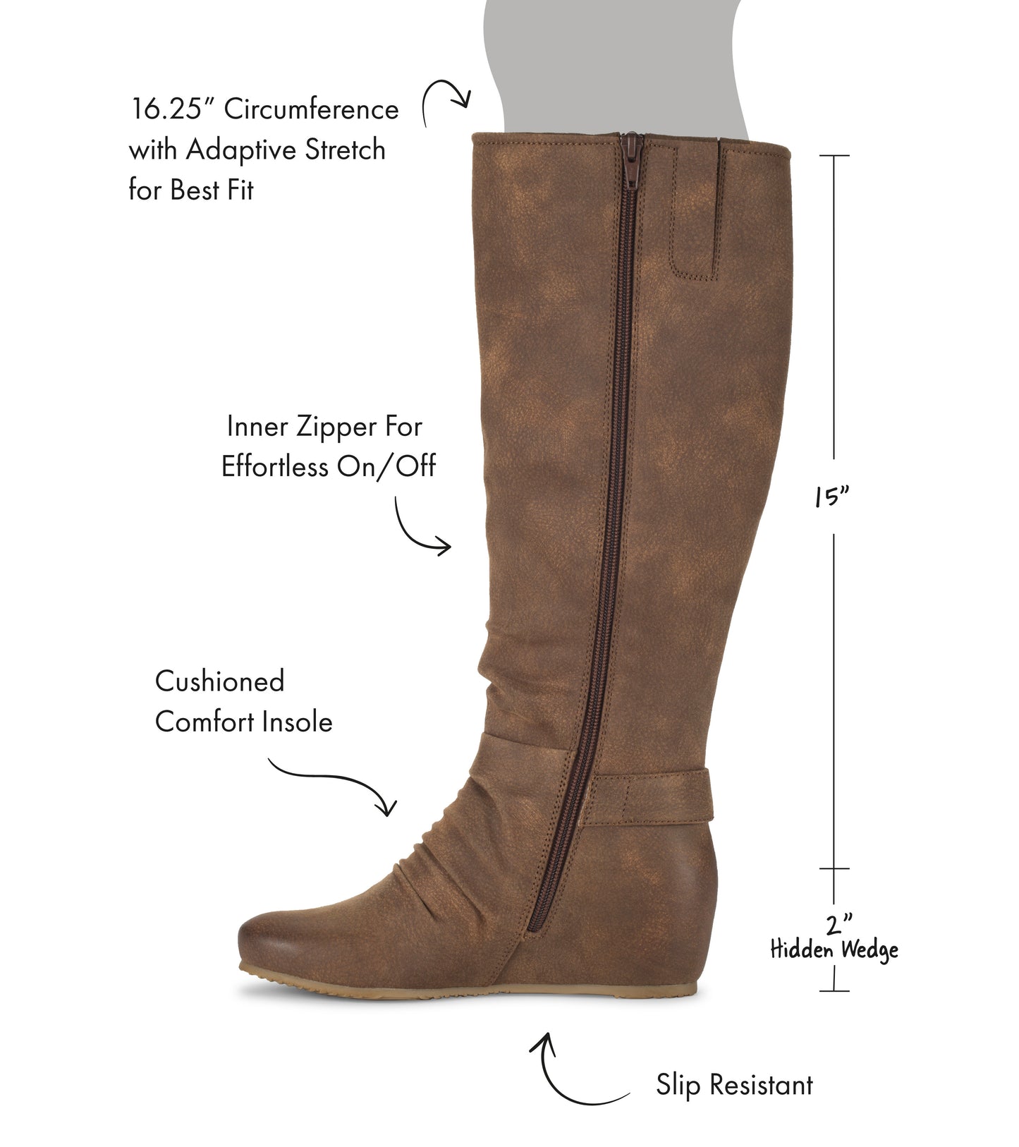 Baretraps Scarlett Tall Wedge Boot