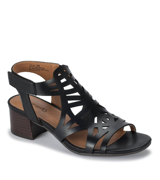Baretraps Velvet Block Heel Sandal