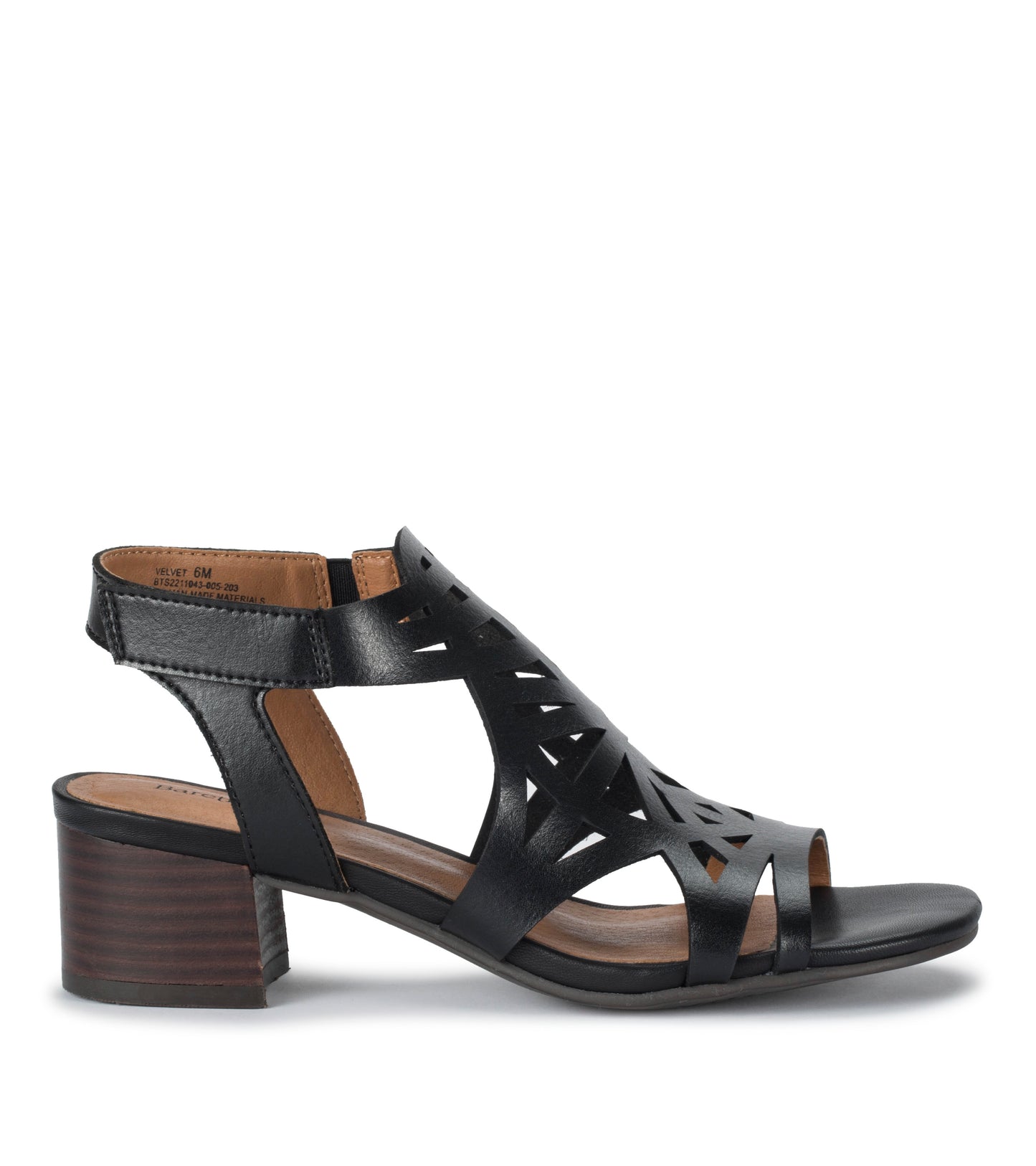 Baretraps Velvet Block Heel Sandal