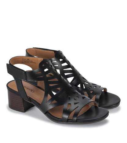 Baretraps Velvet Block Heel Sandal