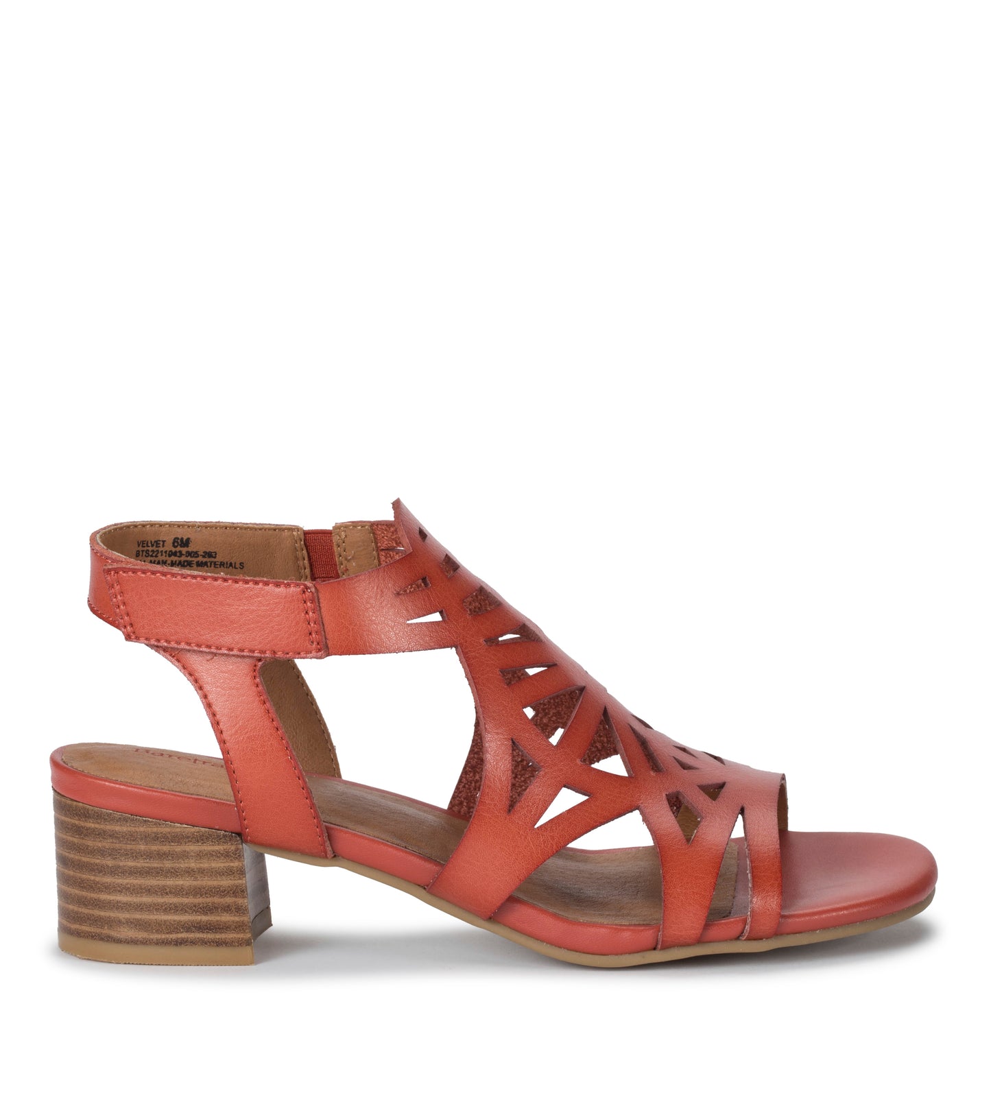Baretraps Velvet Block Heel Sandal