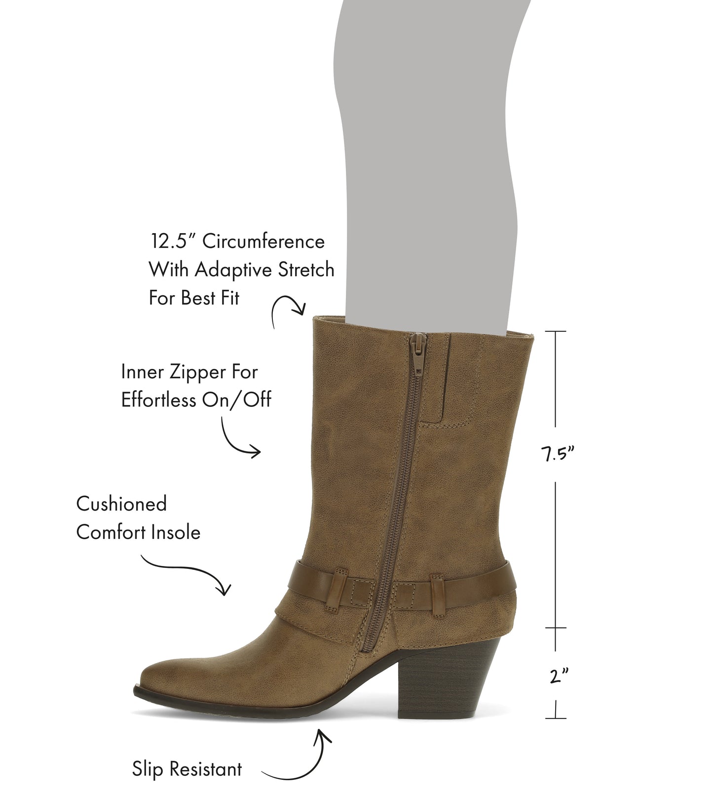 Baretraps Yamura Midi Boot