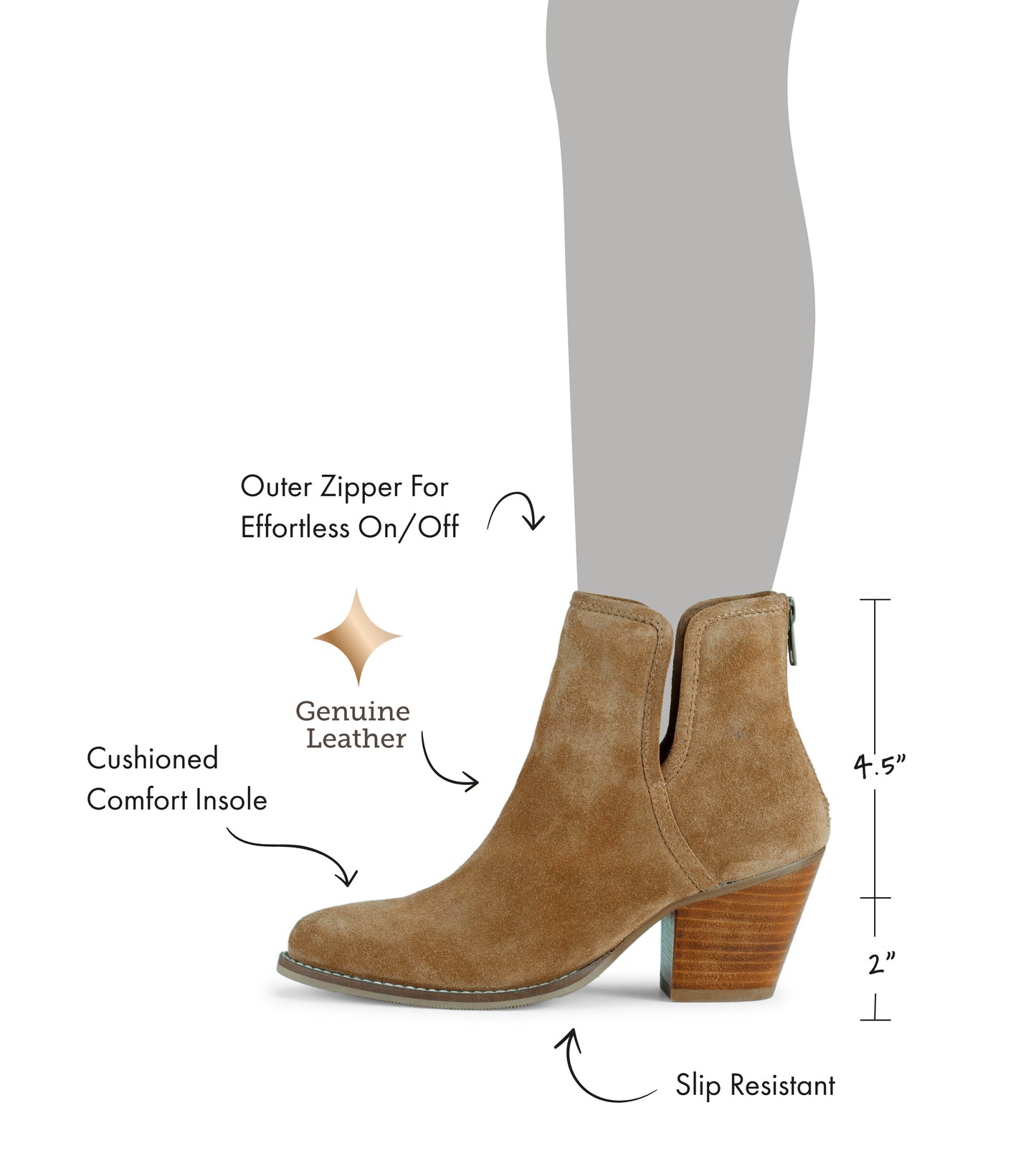 Baretraps Nanny Block Heel Bootie